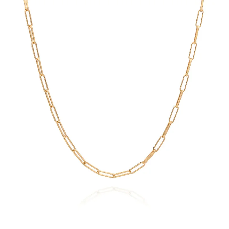 Anna Beck Elongated Box Chain Necklace