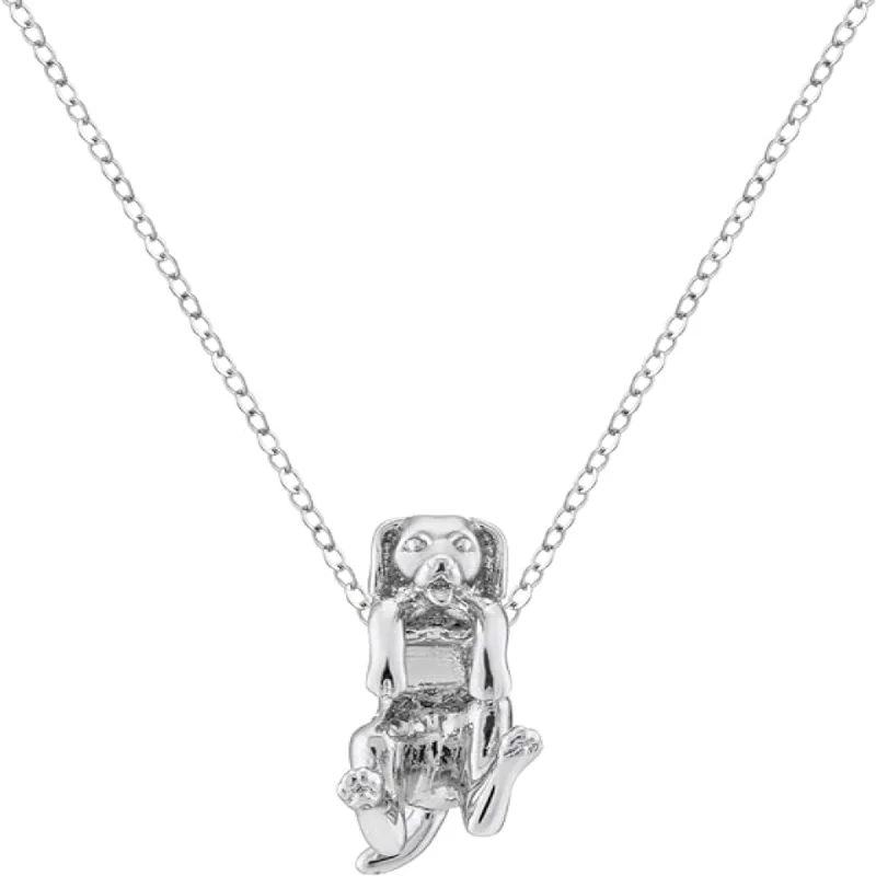 Dangling Beagle Dog Necklace