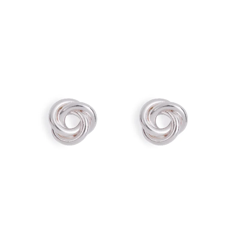 Moonstone Necklace Silver Knot Earrings