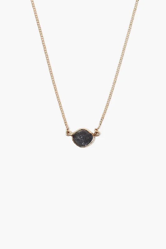 14k Annalise Necklace Black Diamond