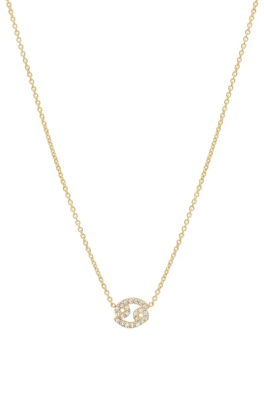 Diamond Cancer Necklace