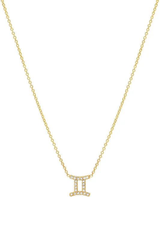 Diamond Gemini Necklace