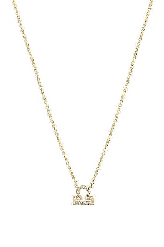 Diamond Libra Necklace