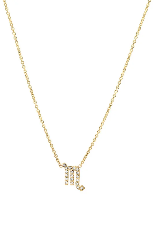 Diamond Scorpio Necklace