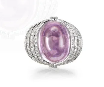 "Calyxtus" Kunzite Ring