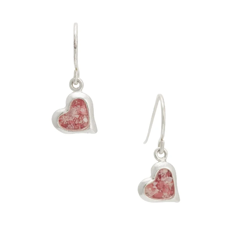 Splash ~ Heart (Small) Dangle Earrings