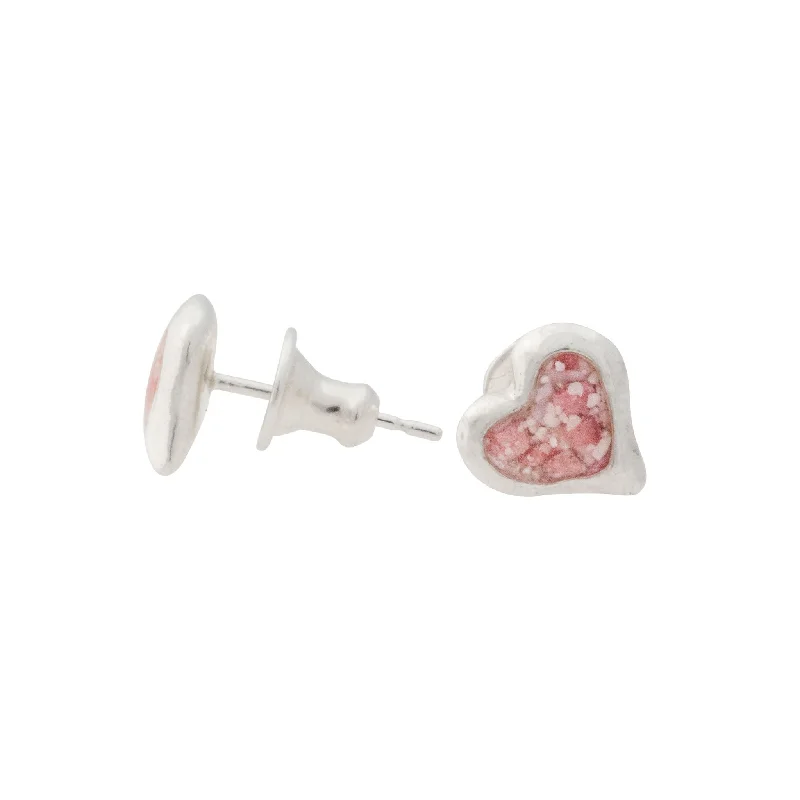 Splash ~ Heart (Small) Stud Earrings