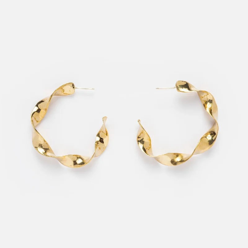 Thick Twisted Hoops