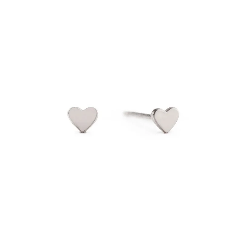 Tiny Heart Studs