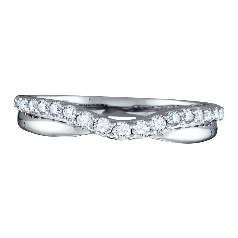 1/10 CTW Diamond Ring in 14KT White Gold