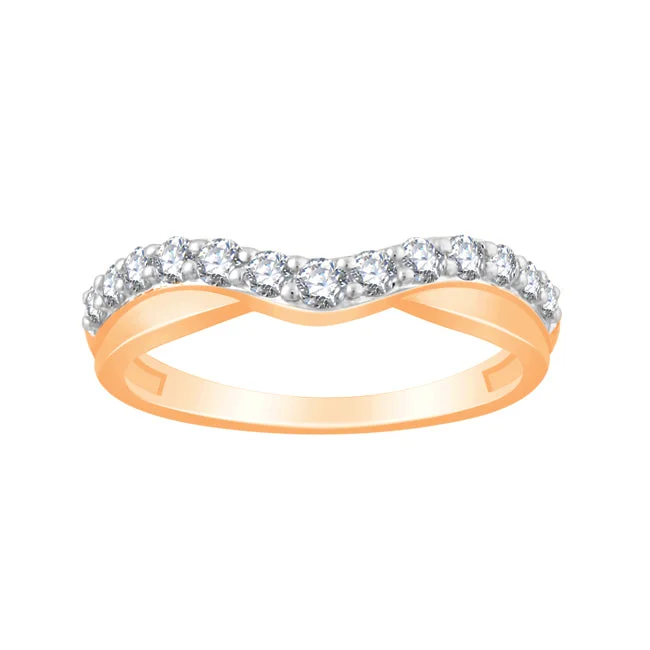 1/2 CTW Diamond Fashion Band in 14KT Rose Gold