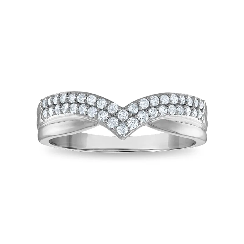 1/3 CTW Diamond Ring in 10KT White Gold