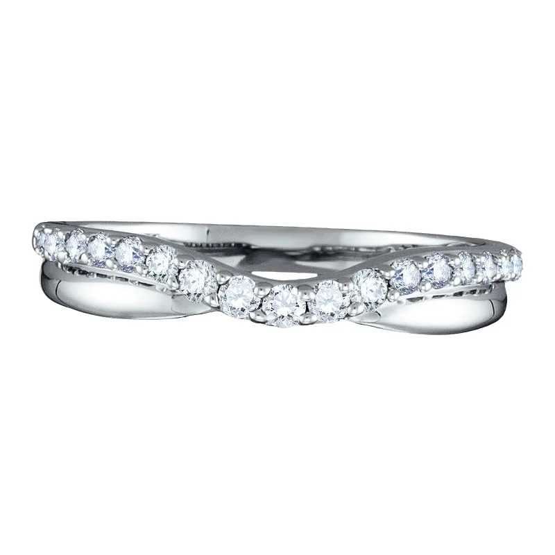 1/4 CTW Diamond Ring in 14KT White Gold