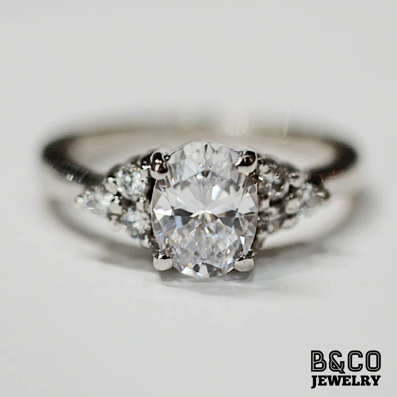 Rose Gold Chain 1.5ct Lucerne Engagement Ring
