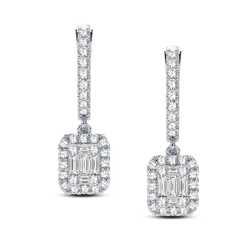 14K 1.00 CT DIAMOND EARRING