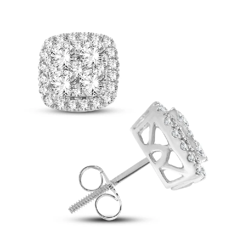 14K 1.00CT DIAMOND EARR