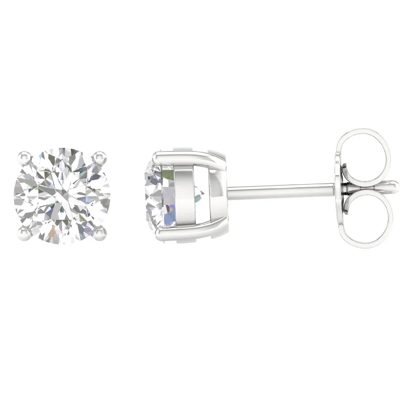 14K 4.00CT  Certified Lab Grown Diamond Earring ( IGI Certified )