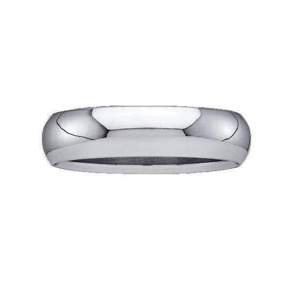 4MM Wedding Ring in 10KT White Gold