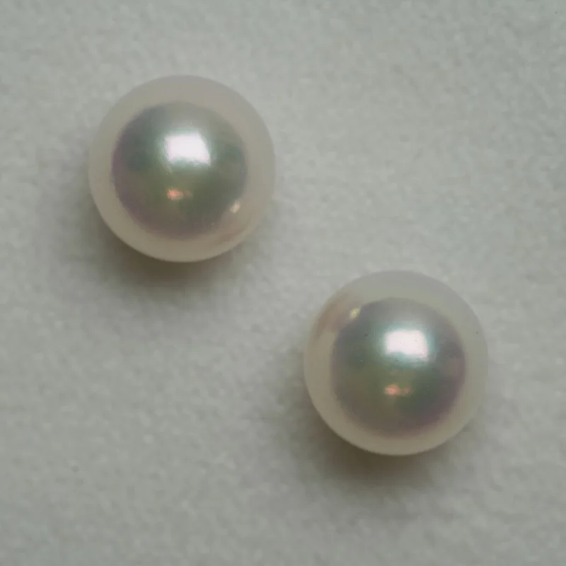 Luxury Bracelet 7.90 and 7.96 mm GIA Certified Hanadama Akoya Pearl Stud Earrings