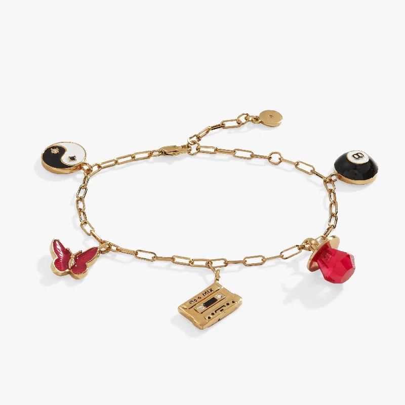 ‘90s Nostalgia Charm Bracelet