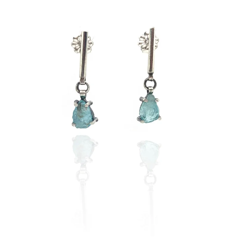 Turquoise Ring Apatite Drop Earrings