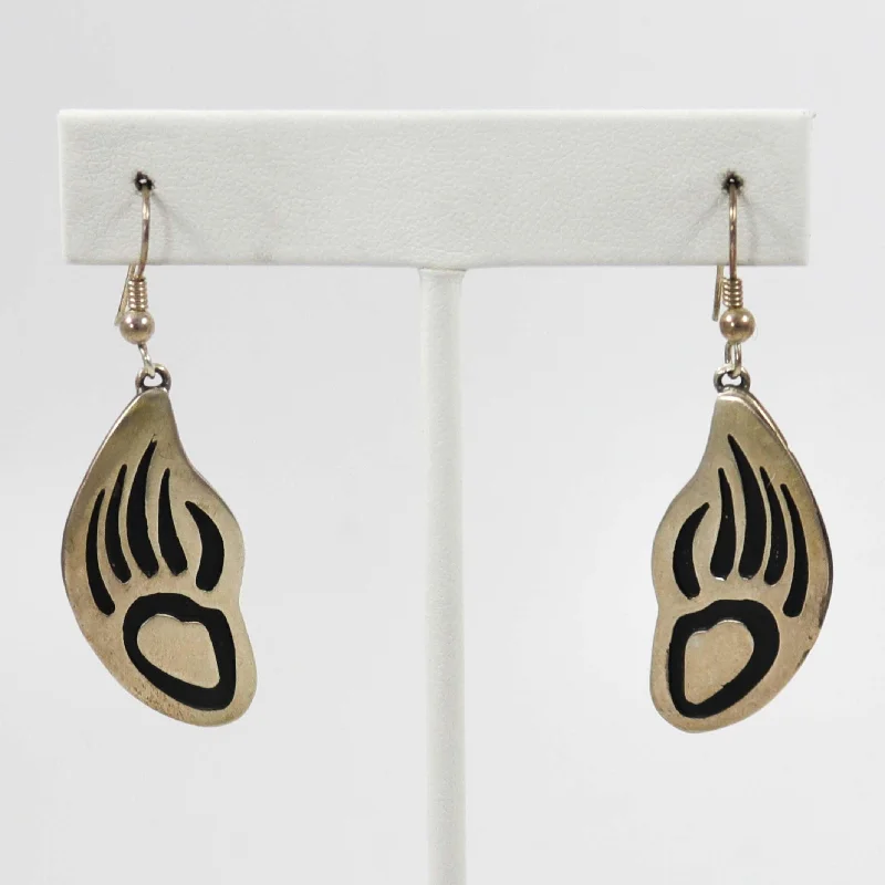 Badger Paw Earrings