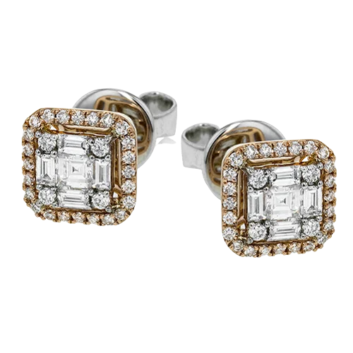 Earring in 18k Gold with Diamonds