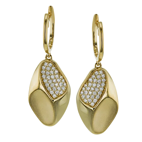 Earring in 18k Gold with Diamonds