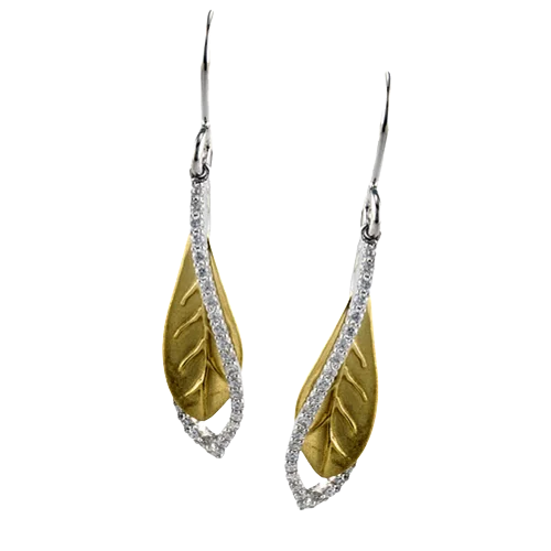 Earring in 18k Gold with Diamonds