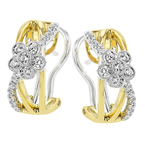 Earring in 18k Gold with Diamonds