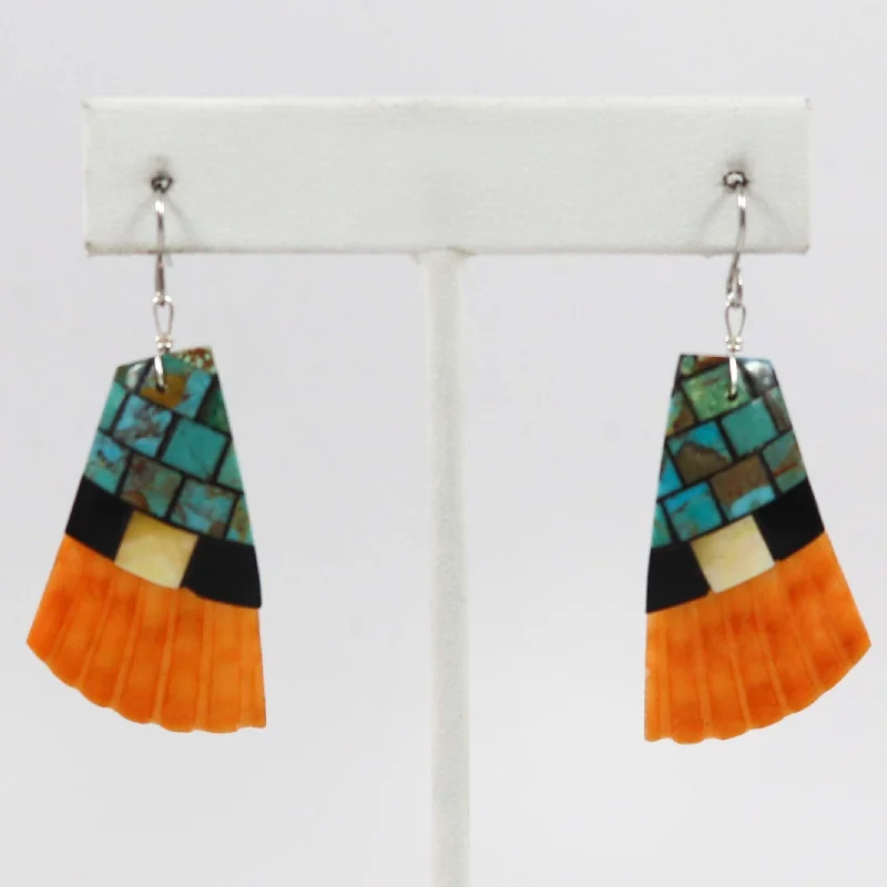 Inlaid Shell Earrings