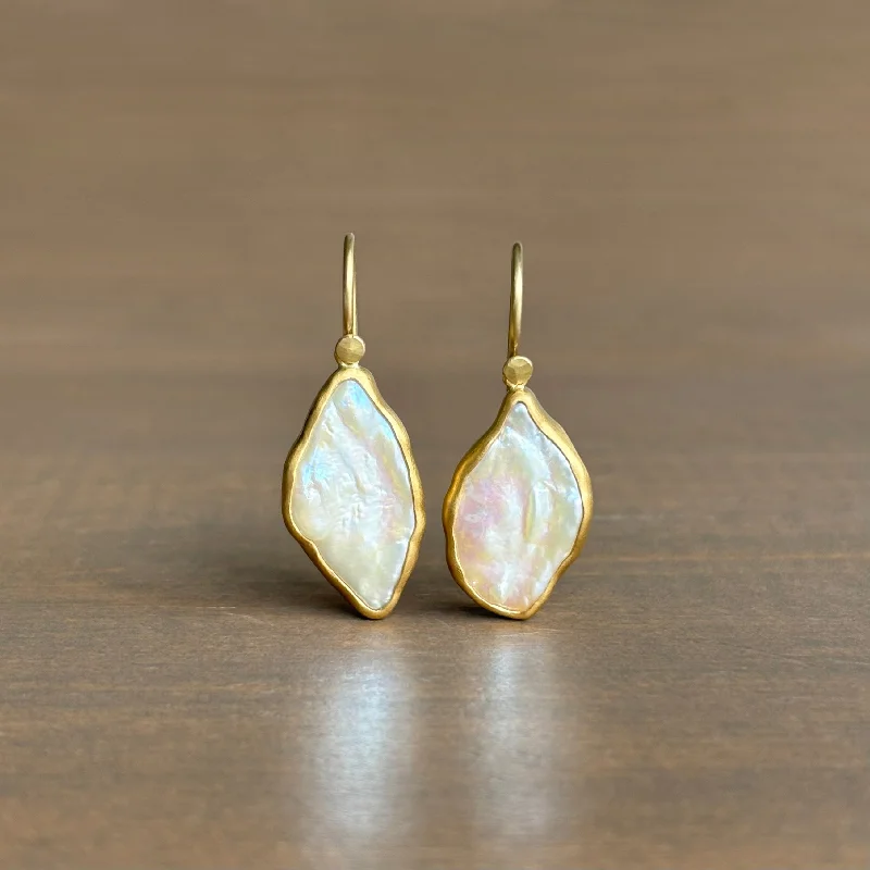 Pearl Chip Earrings