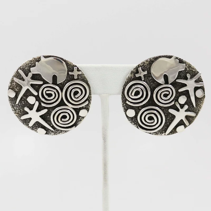 Petroglyph Earrings