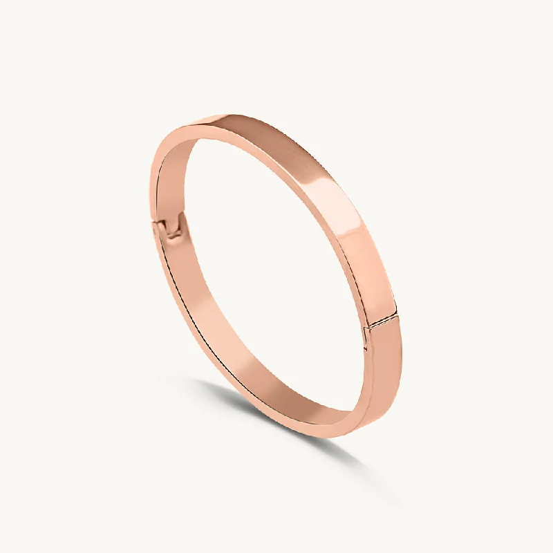 Plain Stackable Bangle Bracelet | 6MM