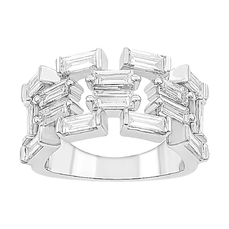 Signature EcoLove 2-5/8 CTW Diamond Anniversary Ring in 14KT White Gold