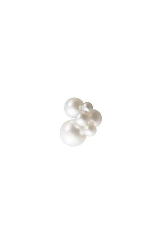 Bisou Single 14K Gold Earring w. Pearl