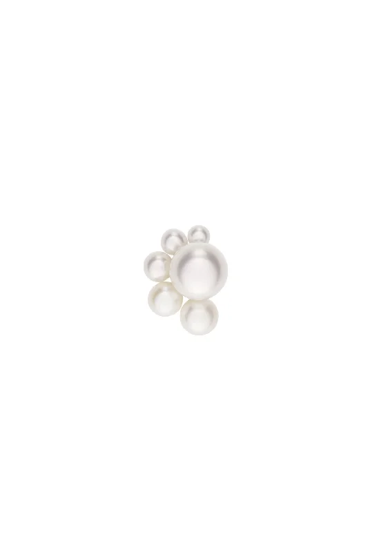 Federico Single 14K Gold Earring w. Pearl