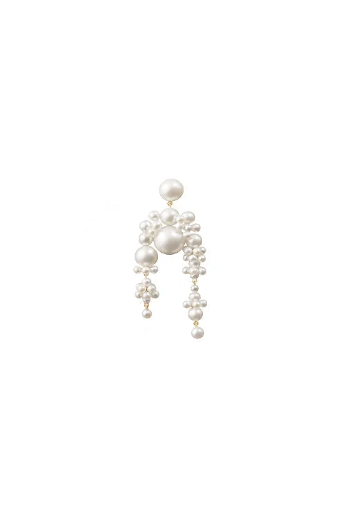 Fontaine de Perle Single 14K Gold Earring w. Pearl