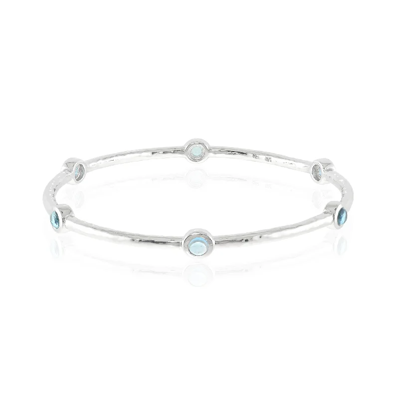 London Blue Topaz Stacking Bangle