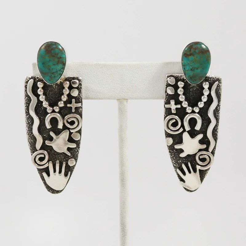 Turquoise Grandmother Earrings