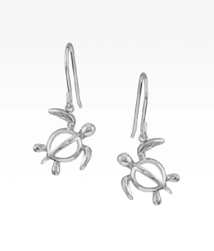 Beautiful Diamond Jewelry Honu Sea Turtle Earrings