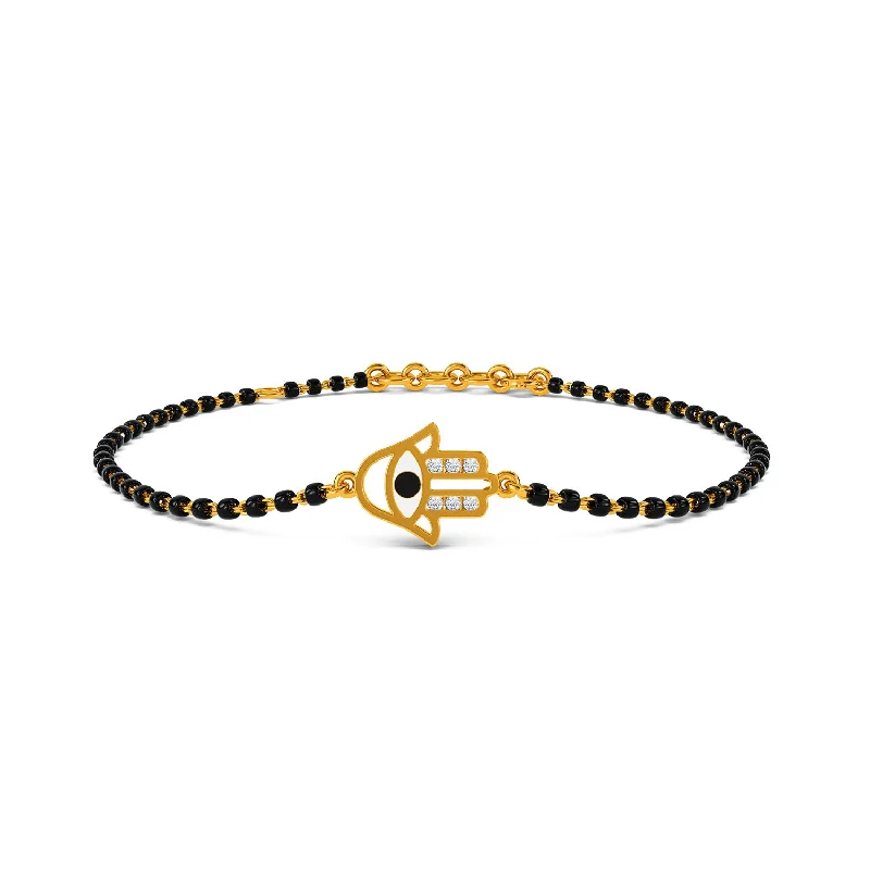 Venika Hamsa Mangalsutra Bracelet